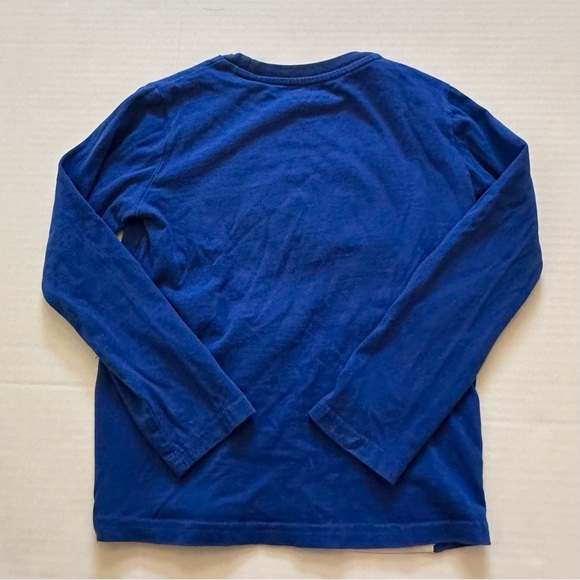 Mini Boden Navy Long Sleeve with Owl Appliqué - Picture 3 of 4